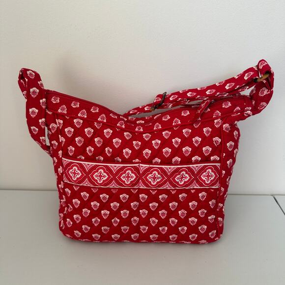 Vera Bradley Vintage Nantucket Red Crossbody Shoulder Adjustable Strap Bag - Picture 3 of 9